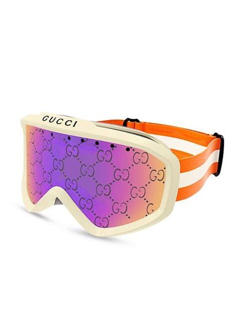 Gucci Guccissima Mirrored Mask Injection Ski Goggles